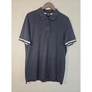 Hugo Boss Black Mercerised Mens XL Short Sleeve Made‎ In Vietnam Polo Shirt